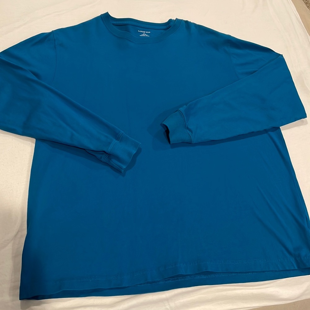 Land’s End Cotton Long Sleeve Tee - L